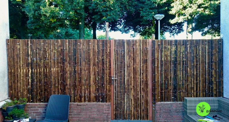 inspiracia bambusový plot